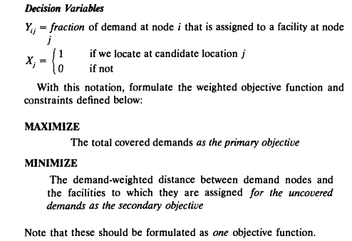 Consider the following problem. Our primary objective is to maximize the number of covered demands....-2