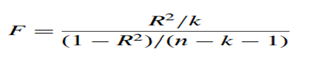 Using the example in Exercise 14.2.1, show that the F statistic to test H 0 : 1 = 2 = 0 can be...-3