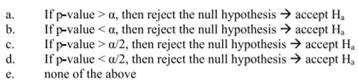 The decision criterion for a two-tail test, using the p-value or the prob-value approach and a...-3