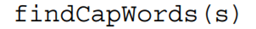 Write a function that finds all instances of either 