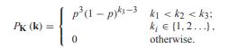 In the message transmission problem, Problem 5.3.2, the PMF for the number of transmissions when...-1