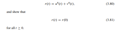 Consider the following system of ODEs: (a) Define (b) Derive the following explicit finite...-2