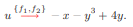 Let u = x 3 + 2x 2 y - 5x + y 3 - 3y, f 1 = x y - 1, f 2 = x 2 + y 2 - 4, where L = [x, y]. (a) In...