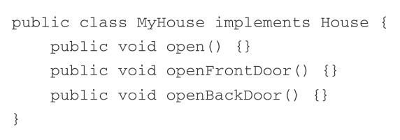 Consider this implementation of the interface, shown in Question 1. If you compile this program, the...-1