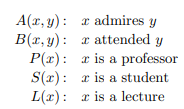 Use the predicates and the nullary function symbol (constant) to translate the following into...-1