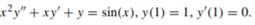 Solve w2 exp w = x for w. See [11] for more information about the Lambert W function, which appears...-1