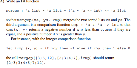 This exercise is similar to Exercise 5.1, but now you should handle sorted lists of arbitrary...-1