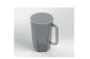 Design a mug as shown in Figure P4.6A.The mug should hold approximately 30 cubic inches (slightly...-5