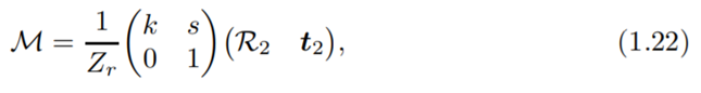 Show that any affine projection matrix can be written as a general weak-perspective projection...-3