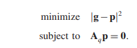 An alternate, but equivalent, definition of the projected gradient p is that it is the vector...-1