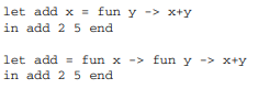 Extend the micro-ML lexer and parser specifications in FunLex.fsl and FunPar.fsy to permit anonymous...-1