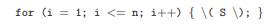 Given a for statement: Derive expressions for the distribution, the expected value, and the variance...