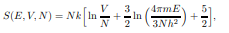 Express kT in terms of E and show that S(E, V, N) can be expressed as