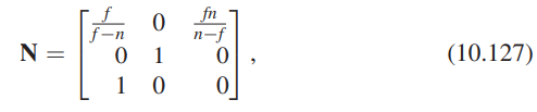 (a) Show that if n and f are distinct nonzero numbers, the transformation defined by the matrix when...