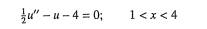 Use three linear finite elements to find an approximate solution of the following boundary value...