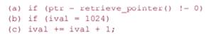 Assume the following two definitions: What is the result of each of the following expressions?...-6