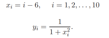 Given f(x) = x 2 cos(x + 1), use MATLAB to generate 41 evenly spaced data points in the interval [0,...