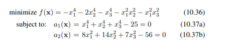 Use nonlinear variable substitution to simplify the constrained problem