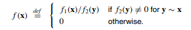 Definition 7.7 showed how we can divide two factors f1 and f2 when each is over the same set of...-1