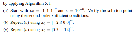 Solve Prob. 5.5 by applying the Gauss-Newton method. Examine the solutions obtained and compare the...-3