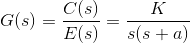 The unity feedback system shown below has a transfer function and is to follow a ramp input,...-1