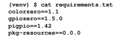 Look inside the requirements.txt file and you will see all of the Python packages listed together...