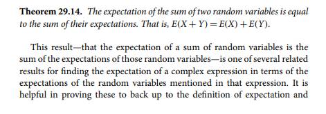 Prove that expectation is linear (Theorem 29.16); that is, for random variables Xi and constants ci,...-4