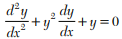 Using Euler’s method, dy/dx = (y – 2x)/y, y(0) = 1; gives y (0.1) = ..... . is equivalent to a set...