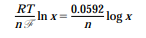 Demonstrate that (a) the value of F in Equation 16.19 is 96,500 C/mol, and (b) at 25C (298 K), Would...