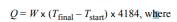 Write a program to calculate the energy needed to heat a pot roast from an initial temperature to...