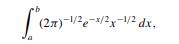 For small values of k and d, compare approximations to the integral of the chi-square density near...