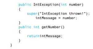 Suppose that, in the catch block of the previous question, we change the type DoubleException to...-2