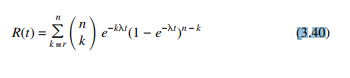 Compute the MTTF for (a) Fig. 3.3(a) and (b). (b) Fig. 3.6(a) and (b). (c) Fig. 3.8. (d) Eq. (3.40)....-4