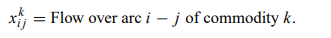 Consider the node–arc formulation of the ‘‘traffic-assignment’’ model. Define a ‘‘commodity’’ as the...-1