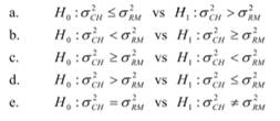 If the calculated F-statistic is 5 and the critical (=table) value ofF is 3 at the correct...