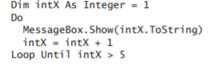 Write a Visual Basic Do clause that processes the loop instructions as long as the value in the...-2