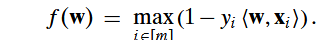 Let S = ((x 1 , y 1) , . . ., (x m , ym )) ? ( R d × {± 1 } ) m . Assume that there exists w ? R d...