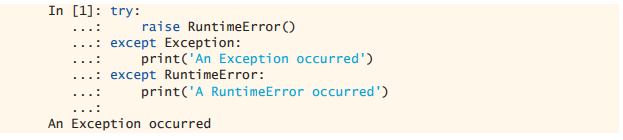 (What’s Wrong with This Code?) What is wrong with the code in the following IPython session?...