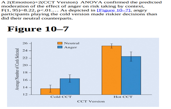 Baumann and DeSteno (2012) conducted an experiment with 99 Northwestern University students to test...