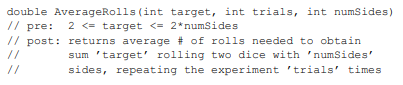 Modify testdice.cpp, Program 5.13, so that it calculates the average number of rolls to obtain all...-1