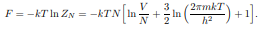 Use the result (6.28) to find the pressure equation of state and the mean energy of an ideal gas. Do...