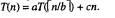 Solving recurrences a . Derive an exact solution to the recurrence T(n) = T( n/2) + cn assuming that...-2