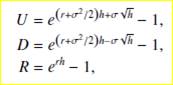The binomial model can be employed to approximate the Black–Scholes model. One of several possible...