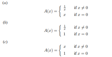 Examine whether or not the following point-to-set mappings from E 1 to E 1 are closed: