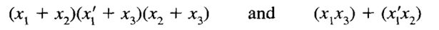 a. Show that the two Boolean expressions are equivalent by writing the truth table for each. b....