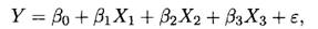 Suppose we fit the model to a set of data, where each of the three variables has a mean of 0 and a...-1