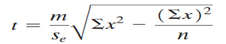 Hypothesis Testing for Slope, use the following information. When testing the slope M of the...-1