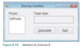 Create an application, using the following names for the solution and project, respectively: Barclay...