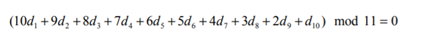 An ISBN (International Standard Book Number) has ten digits. The first nine digits may have values...-2