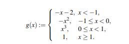 Let Find the cdf and density of Y = g(X) if (a) X ~ uniform[-3,2]; (b) X ~ uniform[-3,1]; (c) X ~...